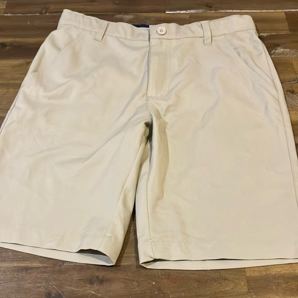 French Toast Tan Flat Front Shorts